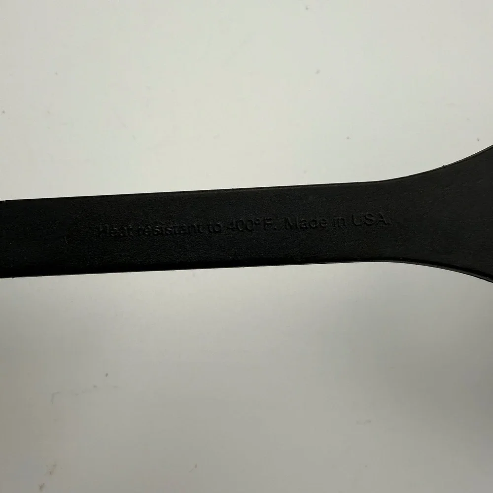 Calphalon Black Nylon Slotted Turner Spatula Heat Resistant 400F Made in USA